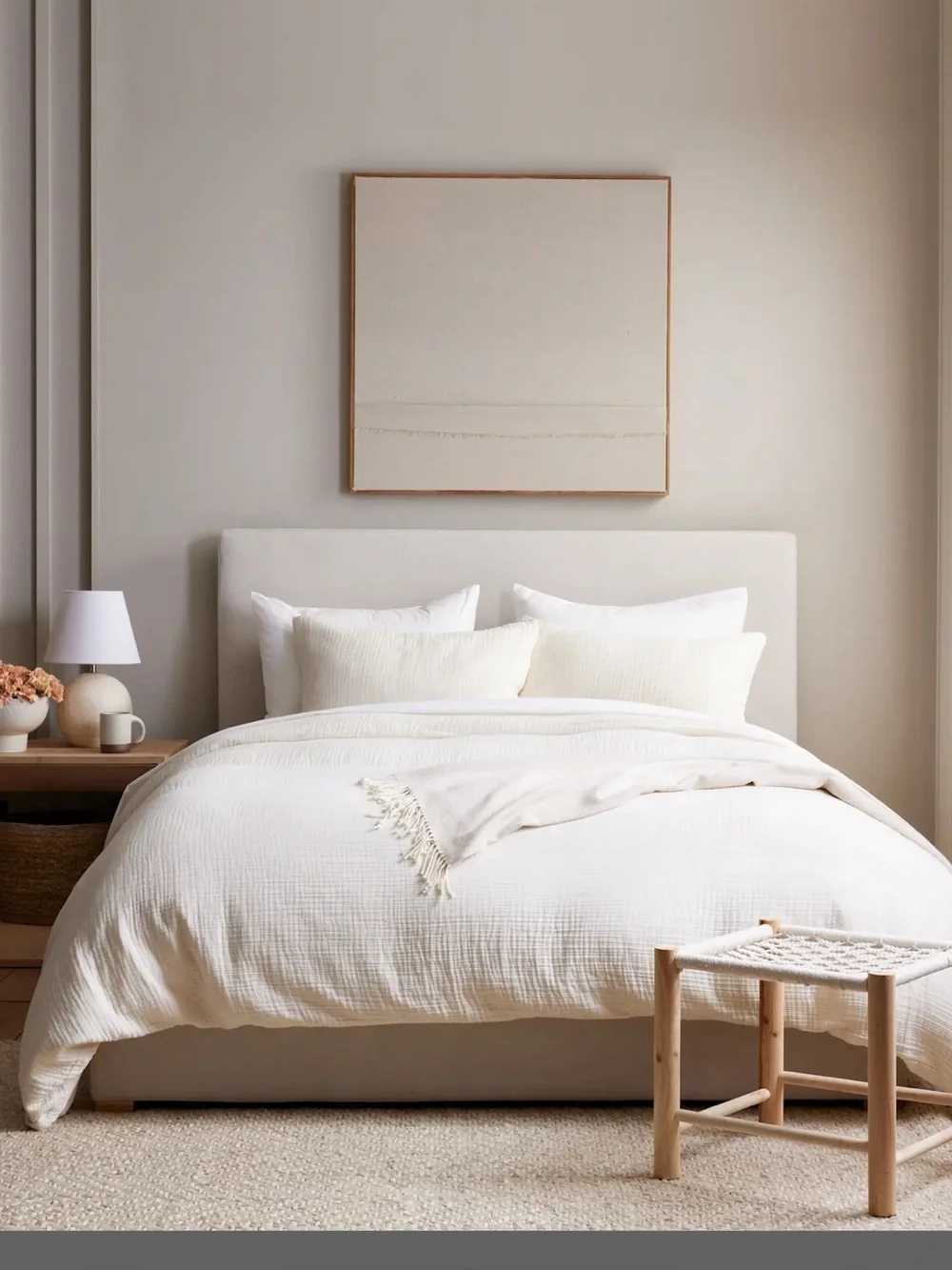 NWT Quince Undyed Organic Cotton Gauze Duvet Cover and Sham Set!